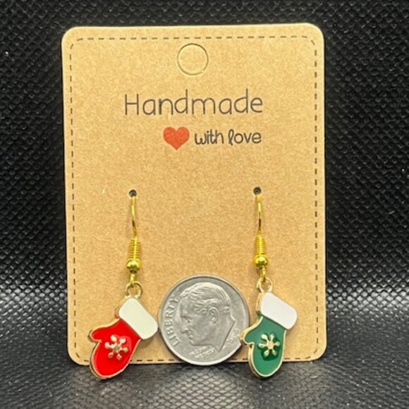 3/$12~Mismatched Mitten Earrings - Picture 3 of 3